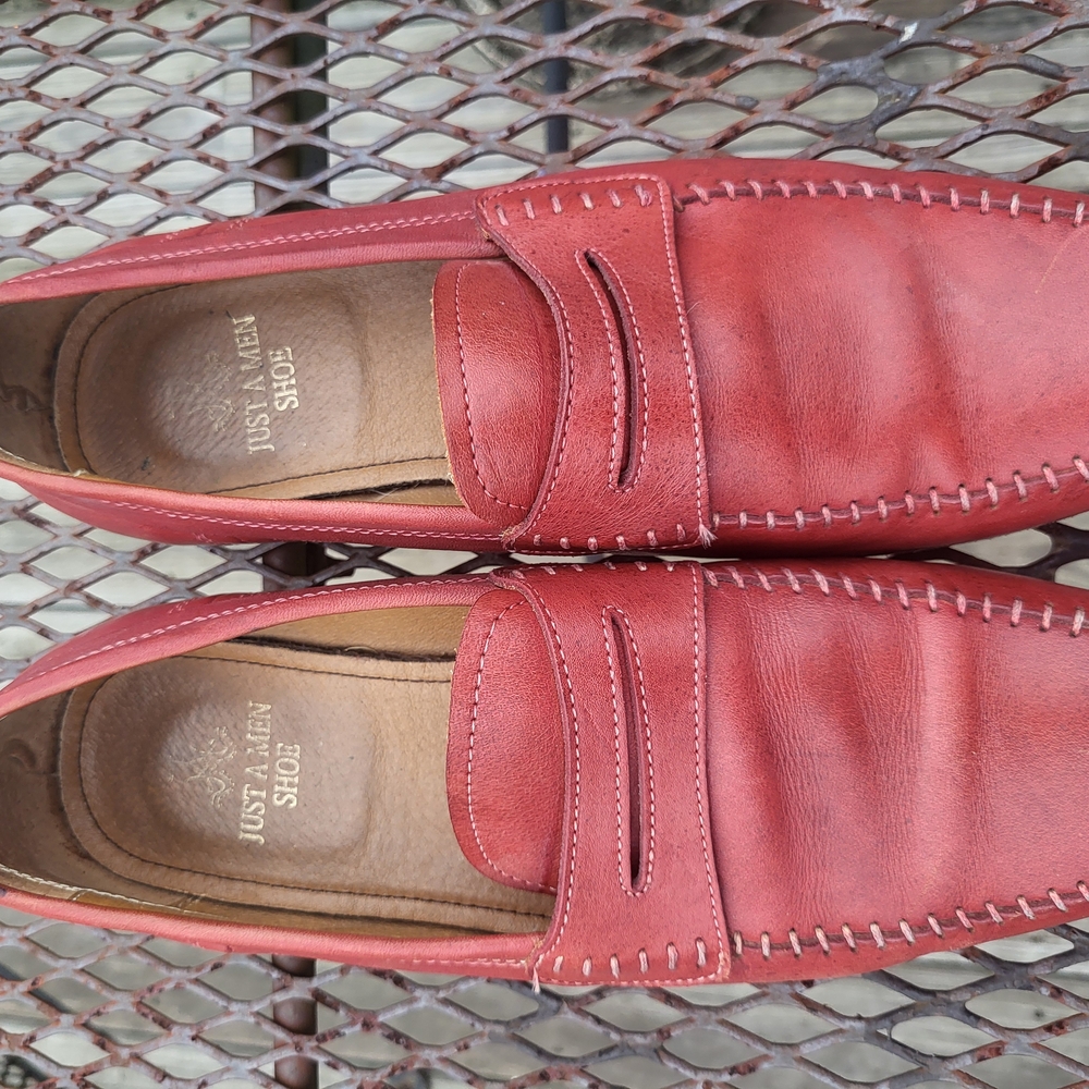 Just A MENRed Loafers